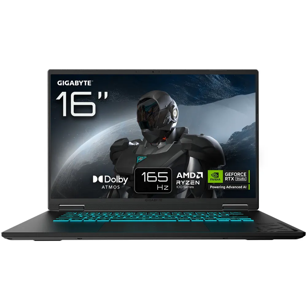 Portátil Gigabyte Gaming A16 GA6H 5VHP3ES894SD 16" R7 170 16GB DDR5 1TB RTX 5060 FHD+ 165Hz