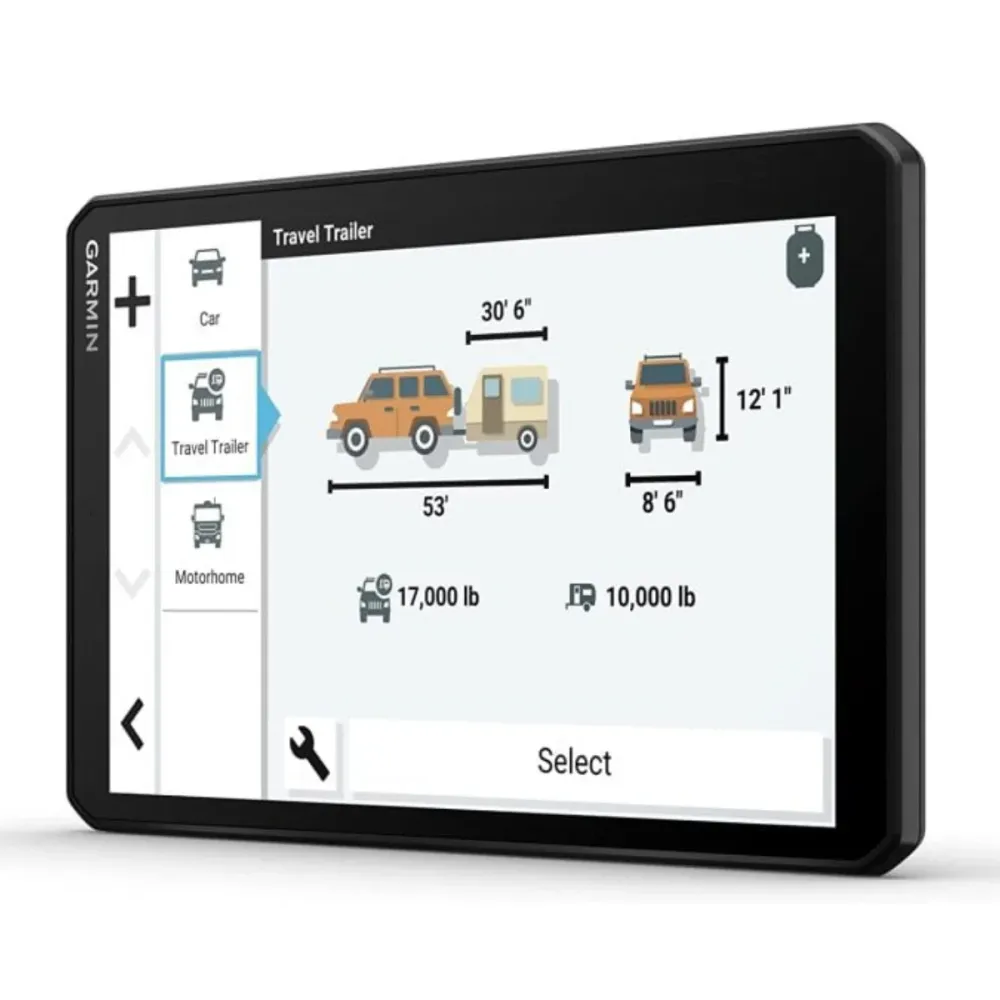 GPS Garmin Camper 895 EU 8" Preto