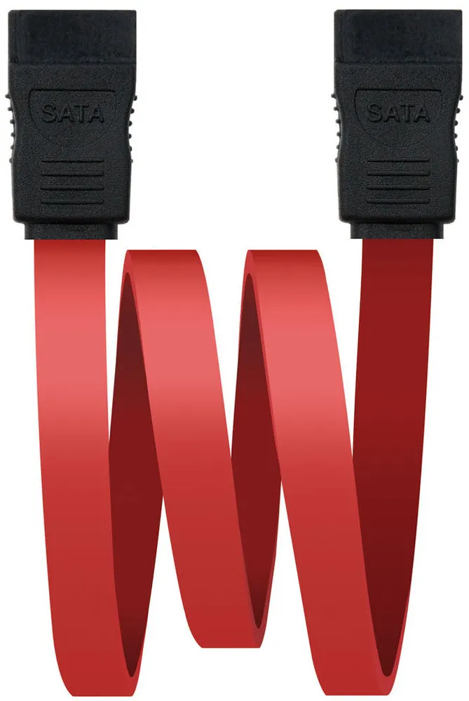 Cabo SATA III Nanocable 50 CM Vermelho OEM