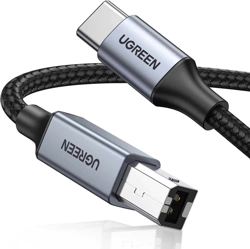 Cabo Ugreen USB-C para USB-B 2M Preto