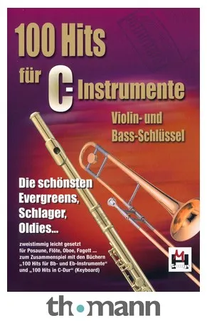 Musikverlag Hildner 100 Hits für C-Instrumente