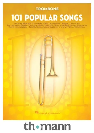 Hal Leonard 101 Popular Songs Trombone