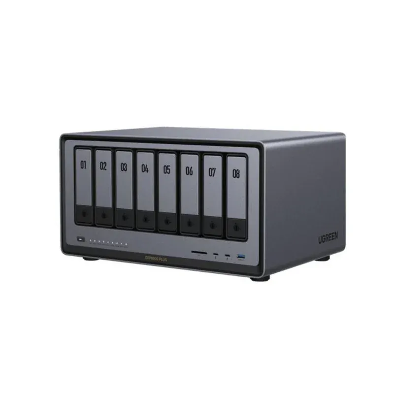 UGREEN NASync DXP8800 Plus NAS i5-1235U/8GB DDR5/10GbE com 8x SATA e 2x M.2 NVMe
