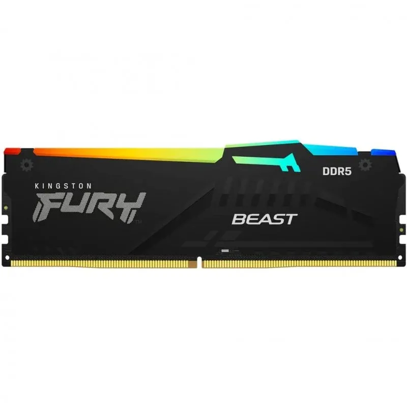 Memória RAM Kingston FURY Beast RGB DDR5 5600MHz 8GB CL40