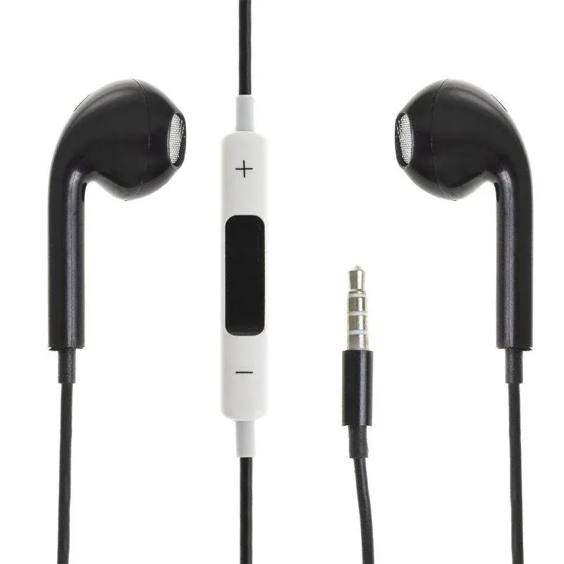 Auriculares Dam Electronics com fio Jack 3.5mm com controlo remoto e mãos-livres branco
