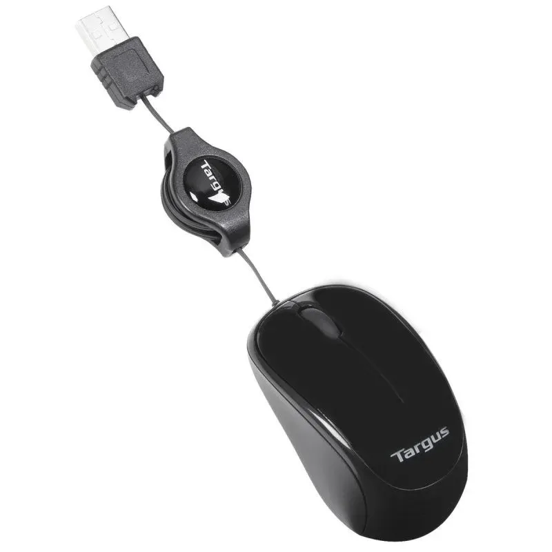 Targus AMU75EU Rato USB Retrátil 1000DPI Preto