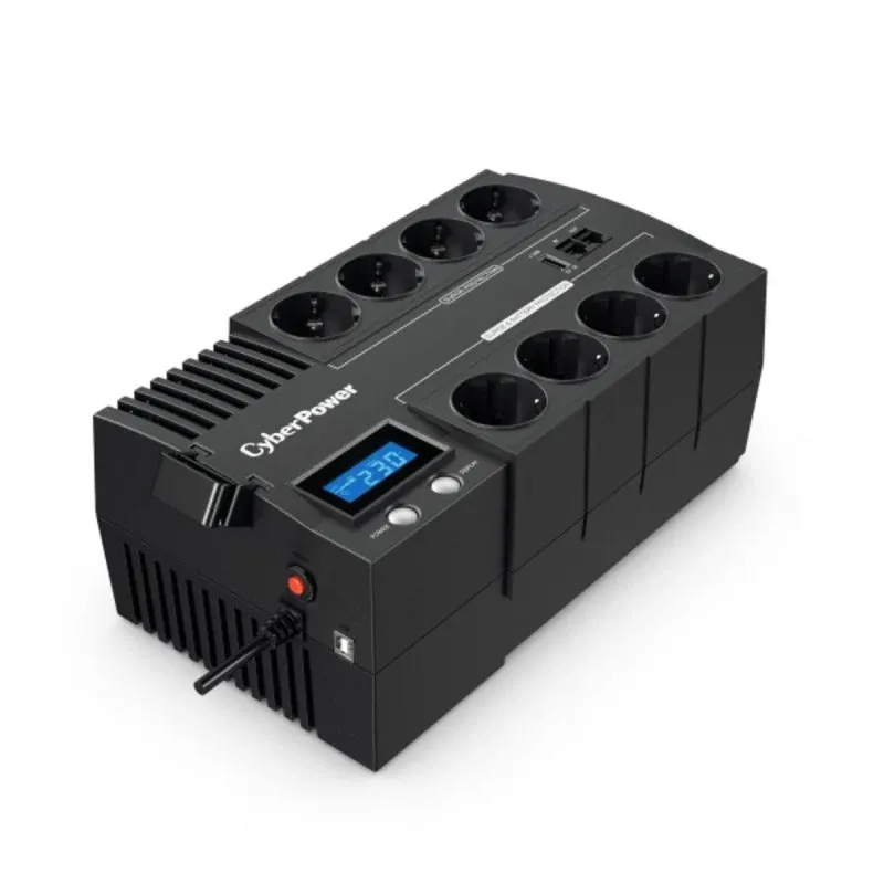 Sai CyberPower 1200VA Bateria Chumbo-Ácido 9 Minutos LCD 8 Tomadas Proteção AVR