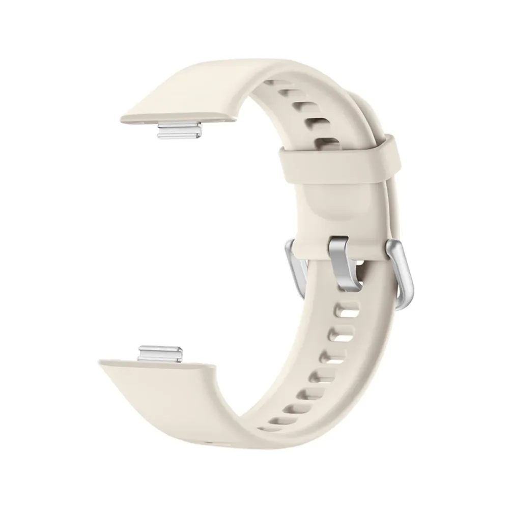 Bracelete Silicone Huawei Watch Fit 4 Branco