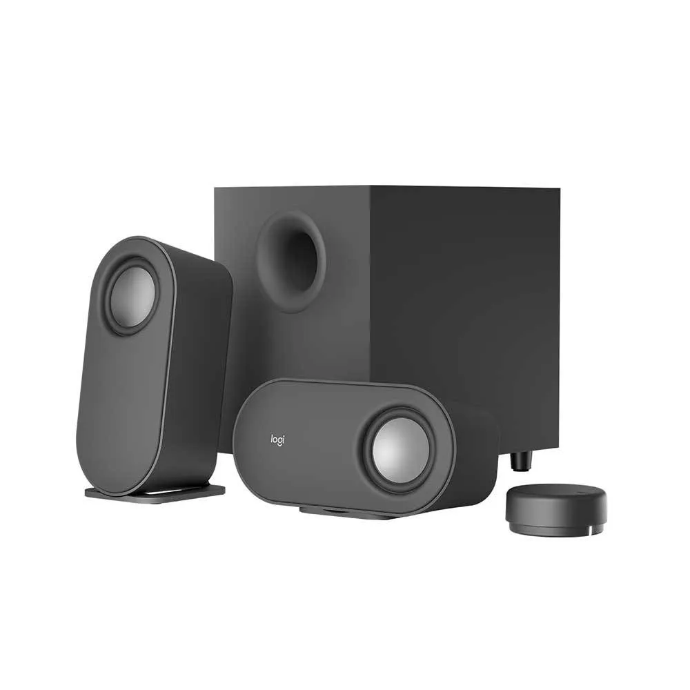 Colunas Logitech Z407 Stereo 2.1 Bluetooth 80W Peak / 40W RMS Pretas