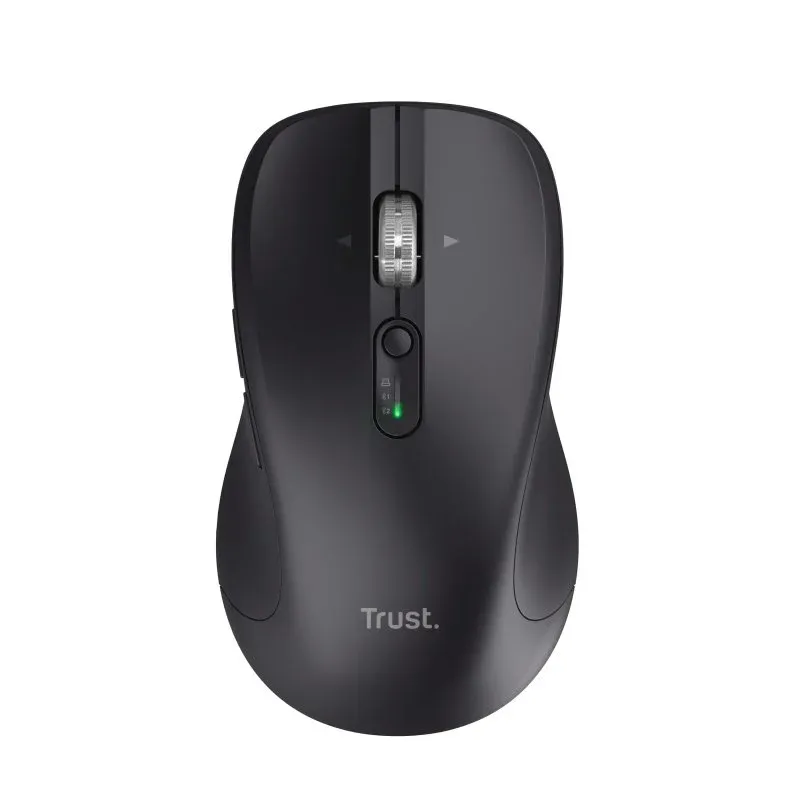 Ratón Trust 25673 Bluetooth 3200 DPI Preto Silencioso Ambidestro Multidispositivo