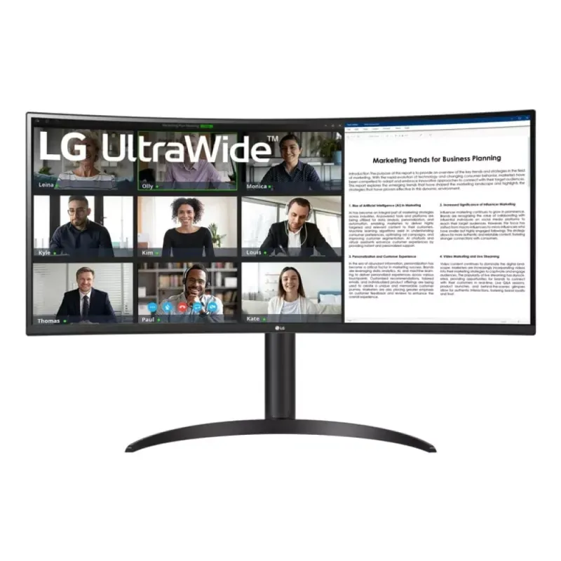 LG MONITOR VA 34" 21:9 CURVO WQHD 100HZ HDMI DP USB-C HAS 34WR55QK