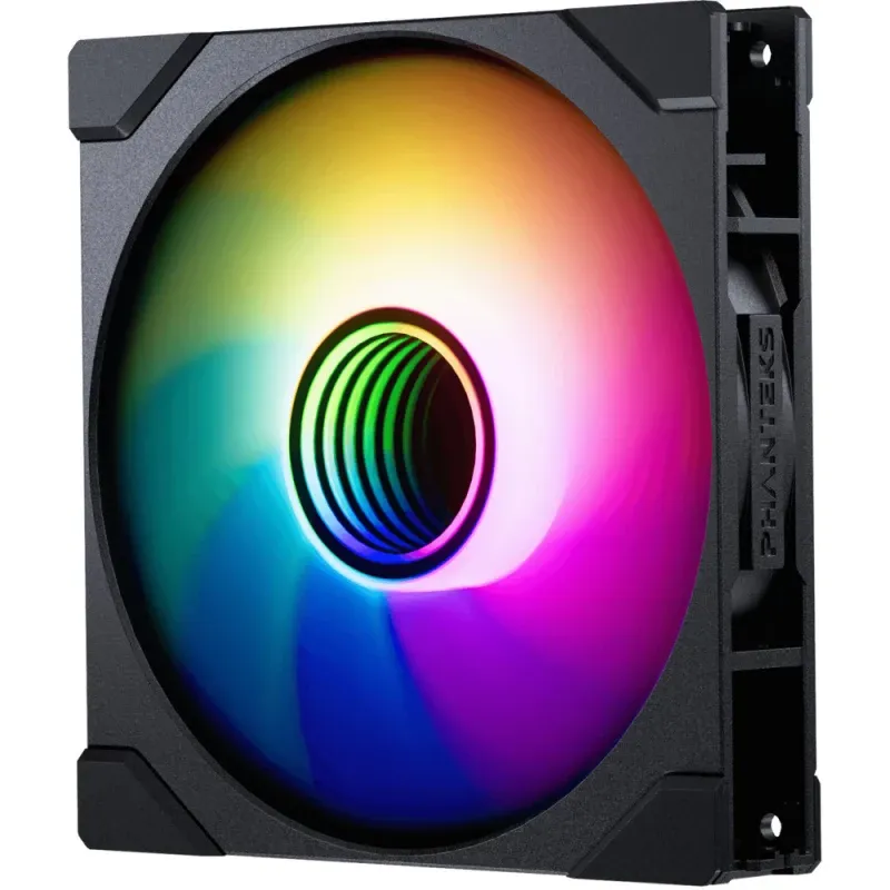 Ventoinha Phanteks M25 Gen2 140mm PWM Fan Reversed Airflow DRGB Preto