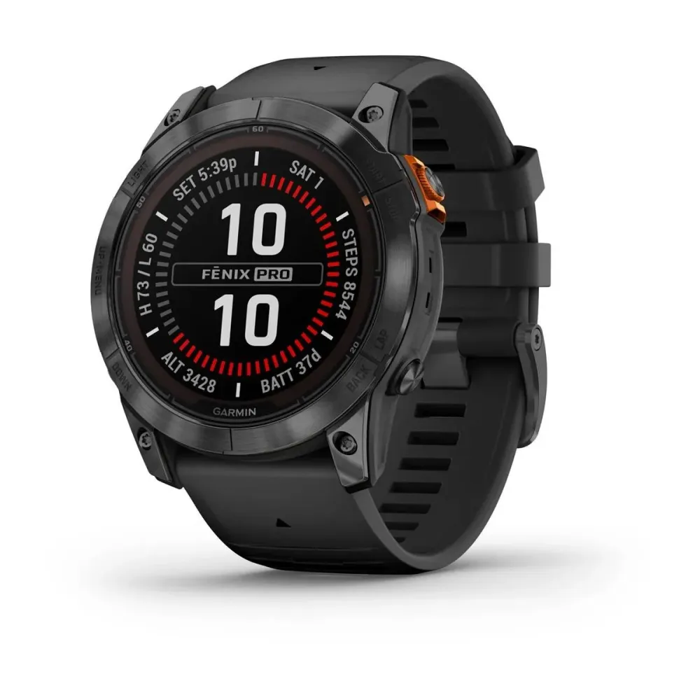 Smartwatch Fenix 7X Pro Solar (Cinzento) - GARMIN