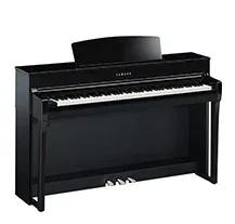 Piano Digital Yamaha CLP745 PE Preto Polido