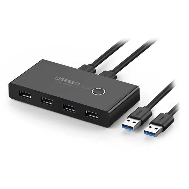 Switch KVM Ugreen US216 4x USB 3.0 Preto