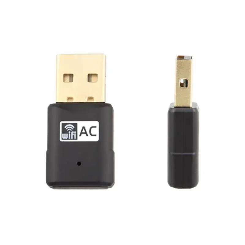Placa de Rede Fanvil WF20 USB Wi-Fi 5 Dual Band 150 Mbps Preta