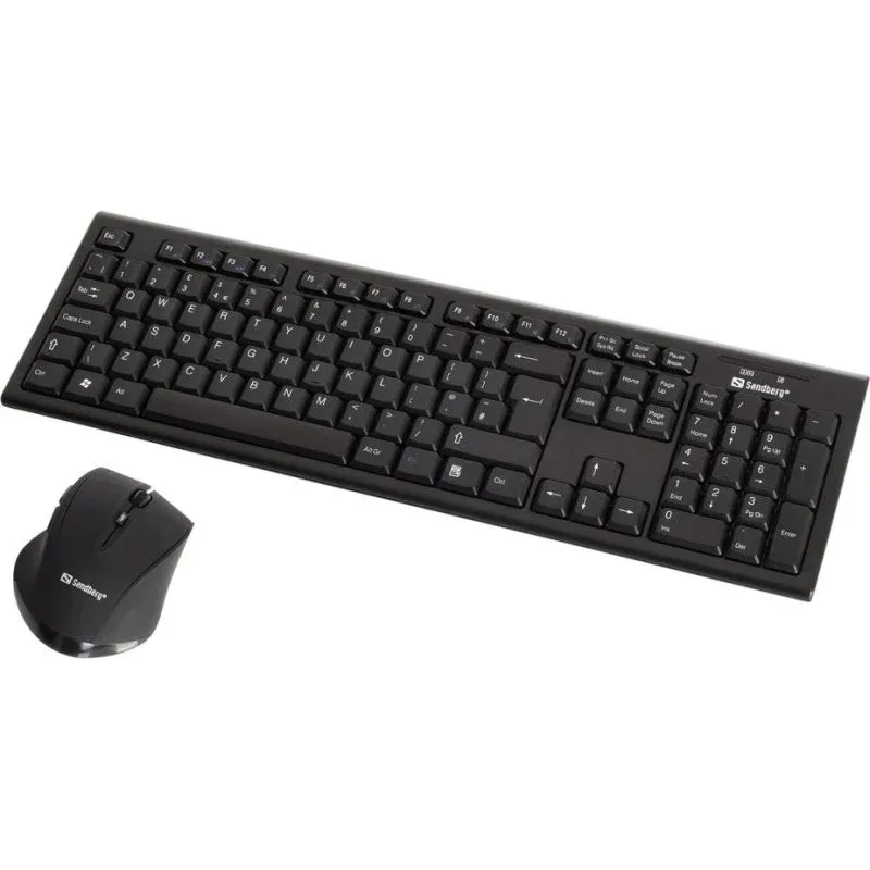Teclado Sandberg 631-23 de membrana sem fios com rato incluído