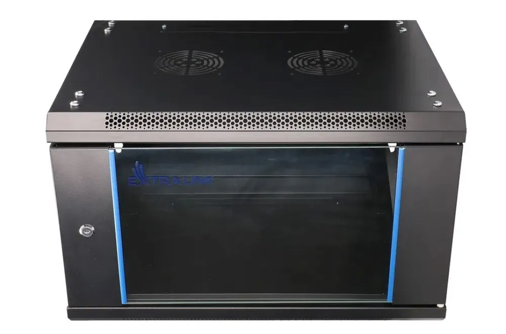 Extralink EX.7225 rack cabinet 6U Wall mounted rack Black EX.7225