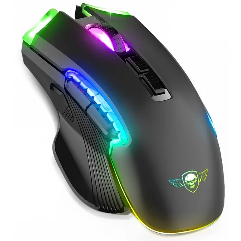 Spirit of Gamer Elite M70 Rato Gaming Sem Fios RGB 4800 DPI Preto