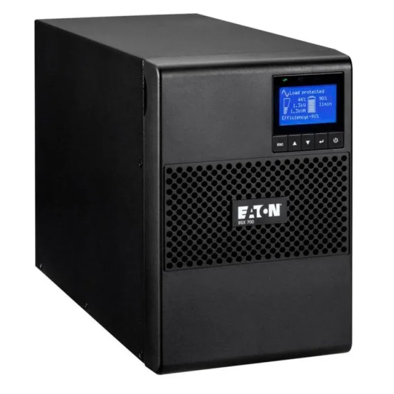 Eaton 9SX700I UPS Dupla Conversão Online 0,7kVA 630W 6 Saídas AC Preta
