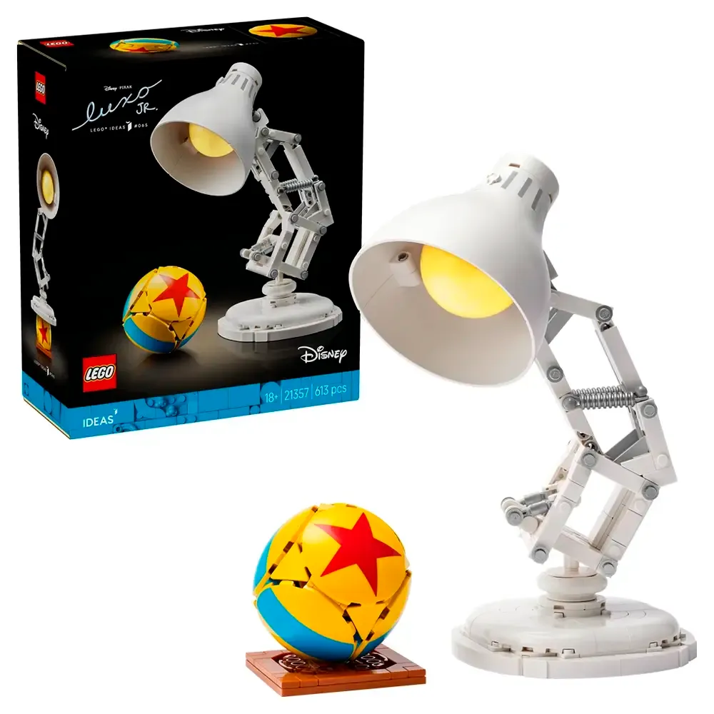 LEGO Ideas: Disney Pixar Luxo Jr.| Idades 18+ | 613 Peças | Item 21357