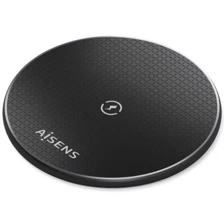Carregador s/ Fio USB-C 15W (Preto) - AISENS