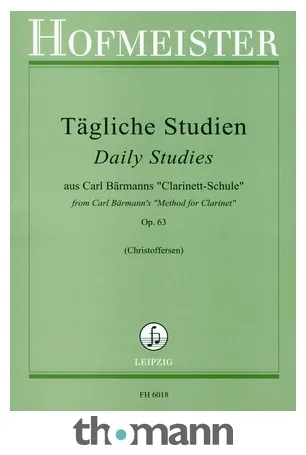 Friedrich Hofmeister Verlag Bärmann Tägliche Studien