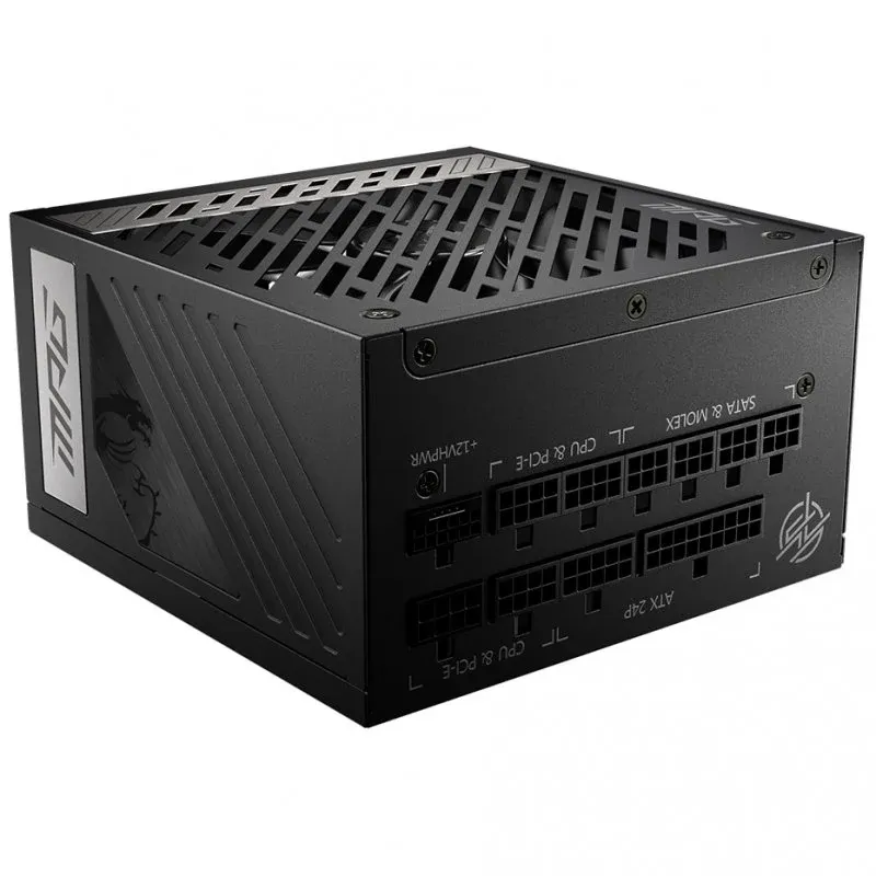 Fonte Alimentação MSI MPG A850G PCIE5 850W 80 Plus Gold Full Modular