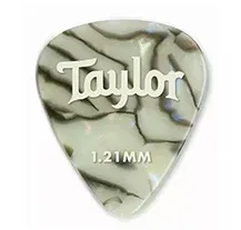 Palheta Taylor Celluloid 351 Abalone 1.21mm 12 UN