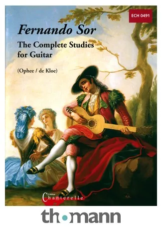 Edition Chanterelle Sor The Complete Studies