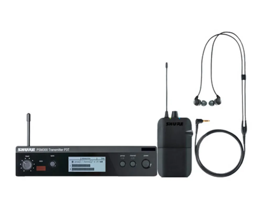 Sistema Auricular Sem Fios Shure PSM300 Premium L19 630Mhz-654Mhz