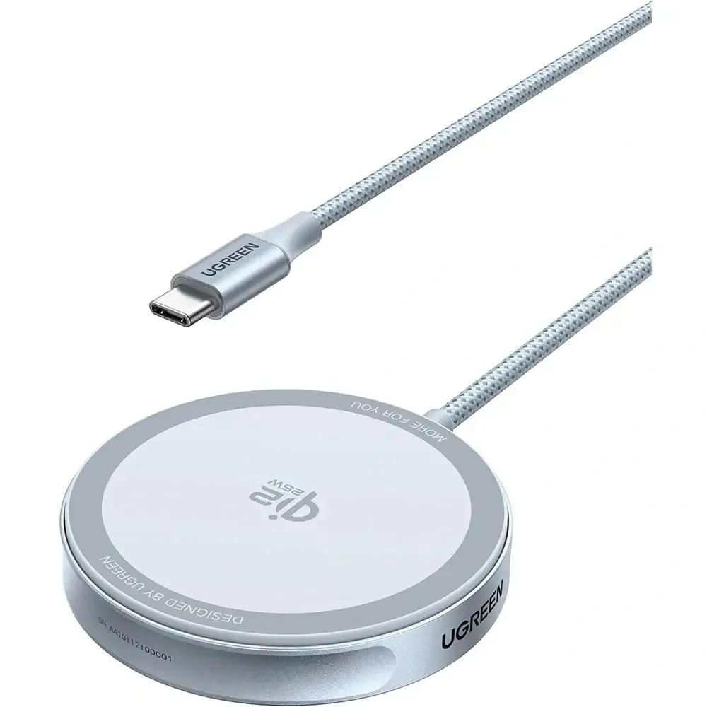 Carregador Wireless UGREEN 55959 MagFlow Magnético Qi 25W Azul