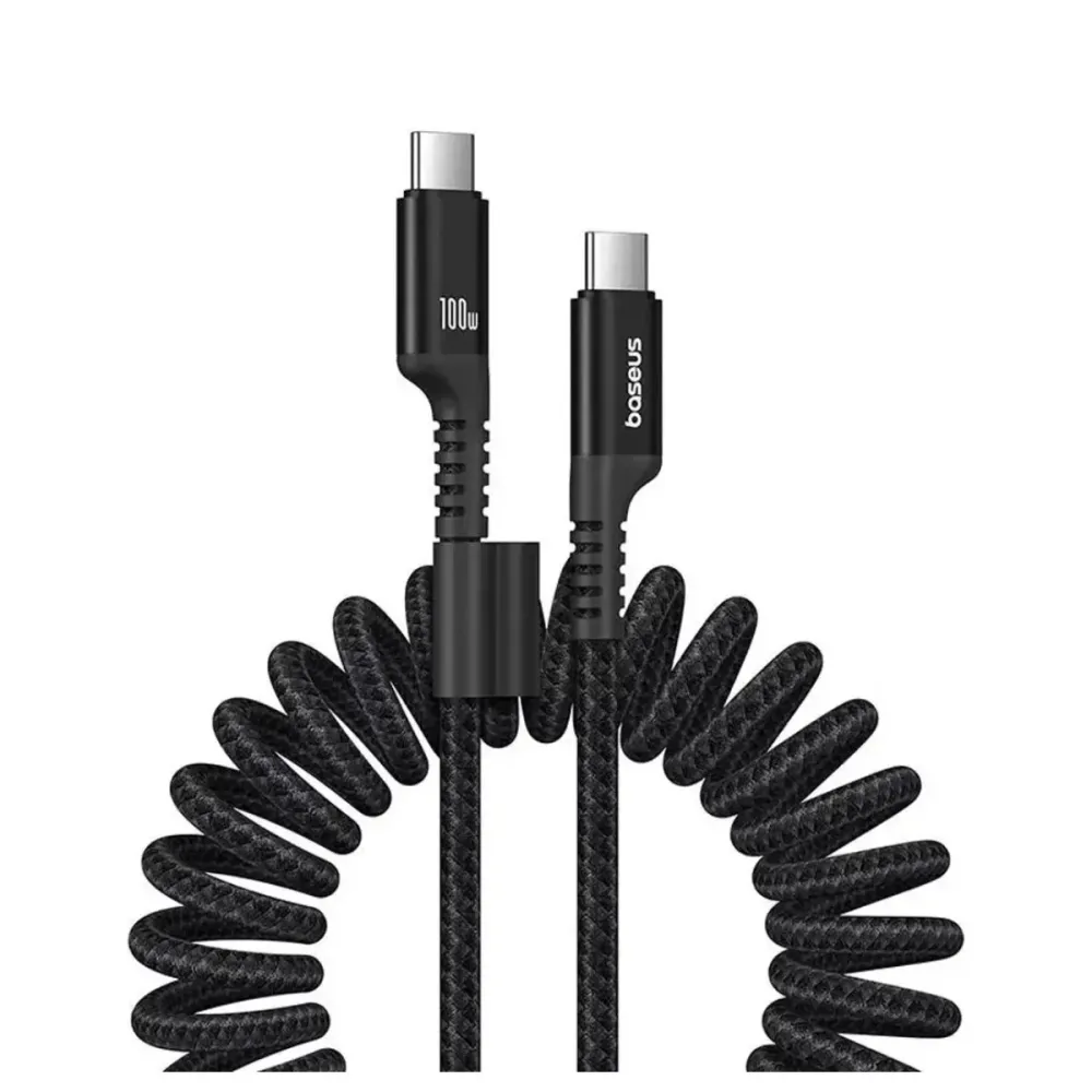 Cabo de Dados Baseus USB-C 100W 1m Preto