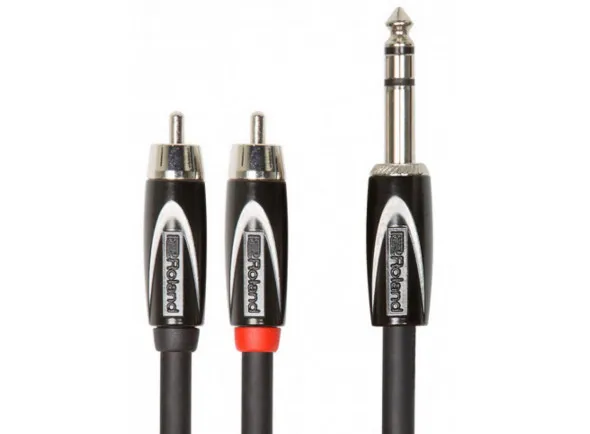 Roland RCC-10-TR2RV2 Cabo Audio RCA Duplo / Jack stereo 3m Garantia Vitalícia
