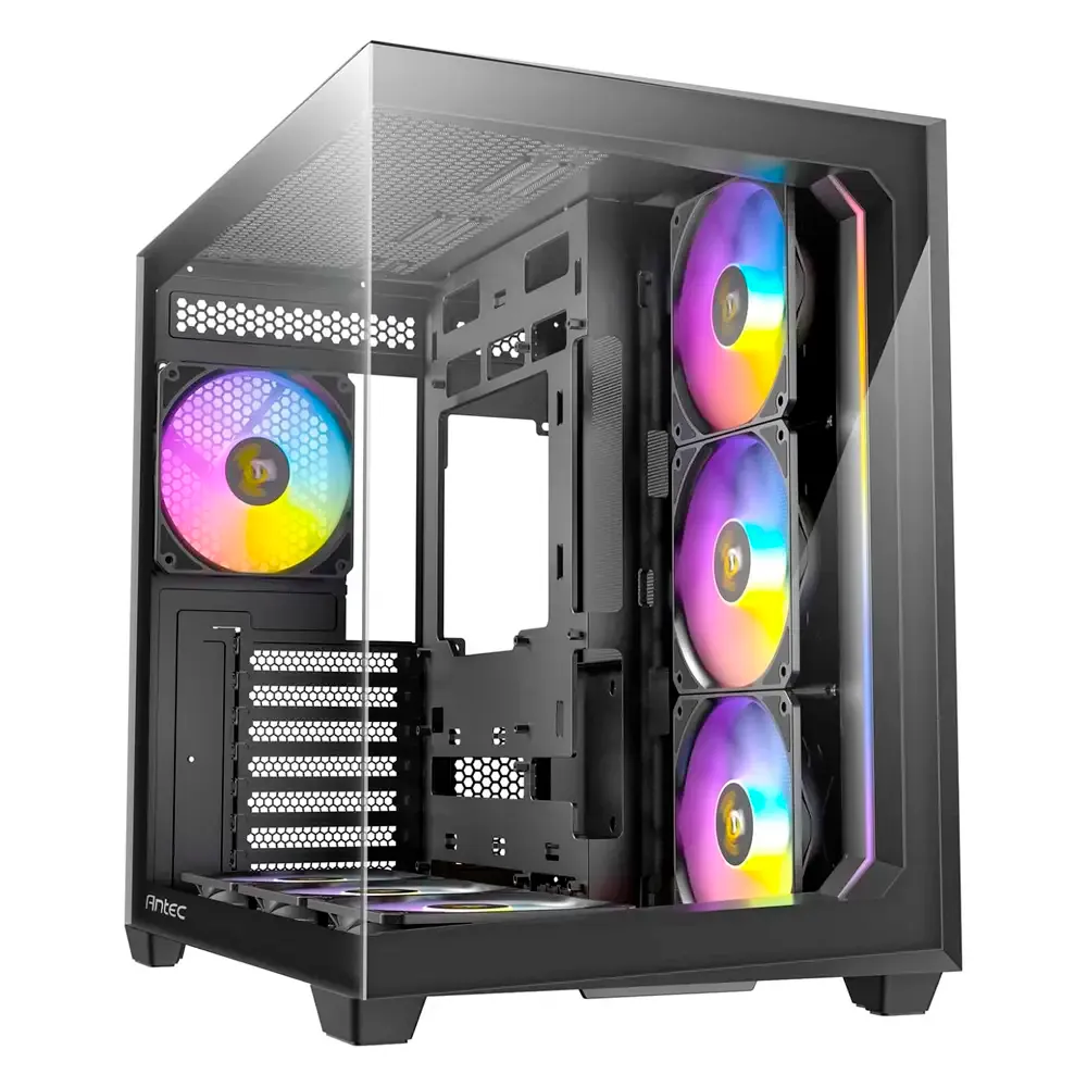 Caixa ATX Antec C5 ARGB 270° Full-View Tempered Glass Preta