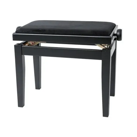 GewaPure BANCO PIANO REGULAVEL Deluxe Preto Matte