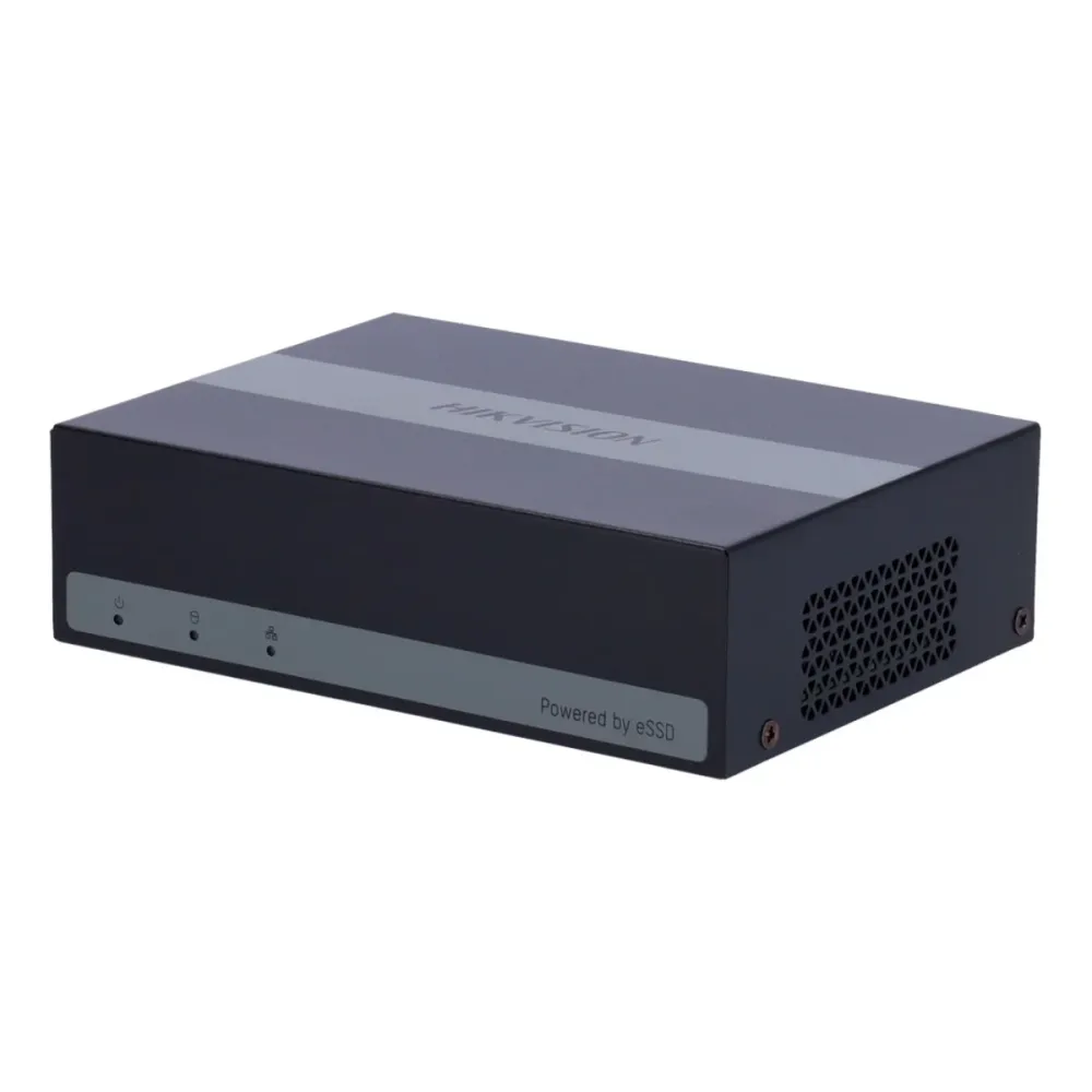 Gravador DVR Hikvision 4 Canais 3K Preto - DS-E04HQHI-B