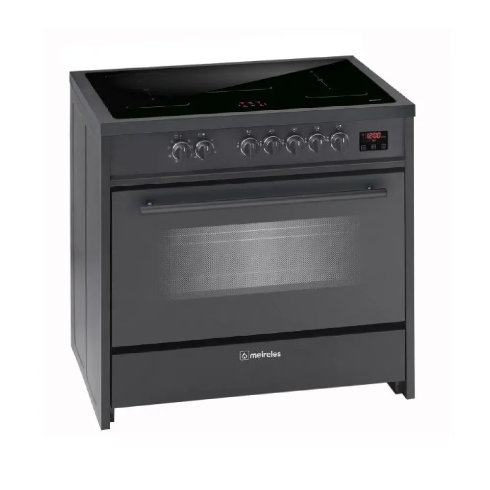 Fogão Elétrico Meireles E913BL 121L 5 Zonas Preto