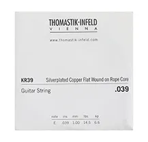 Corda Individual Guitarra Clássica Thomastik KR39 Flat Wound 6ª E Mi