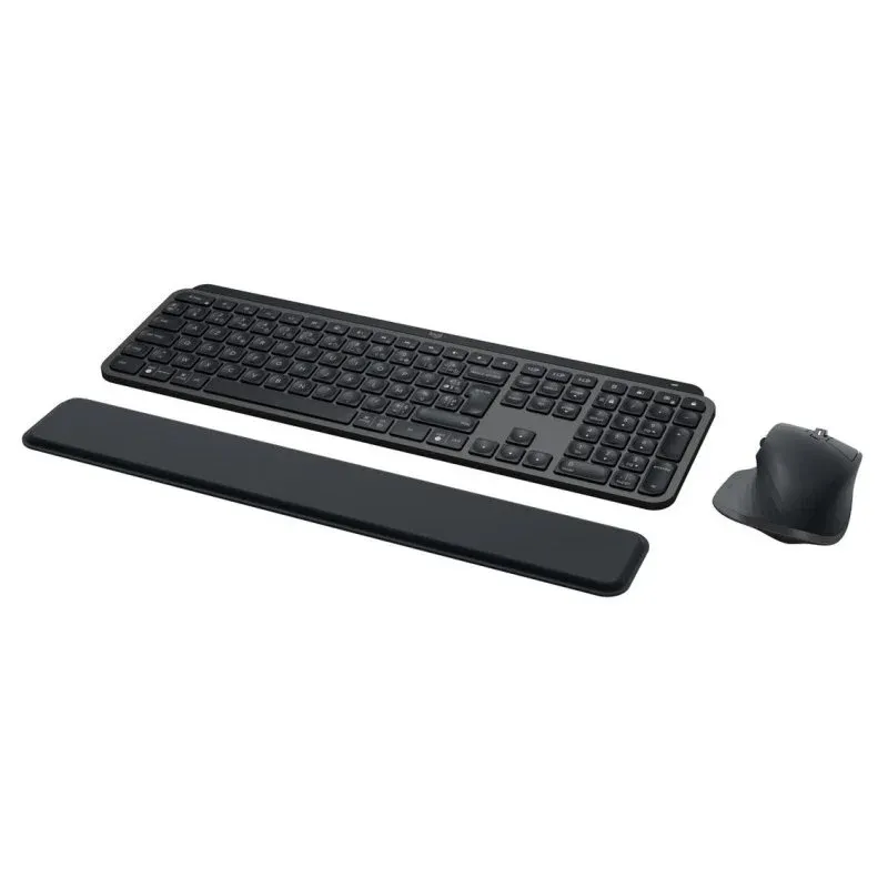 Teclado scissor Logitech MX Keys Combo Layout FR retroiluminado com rato