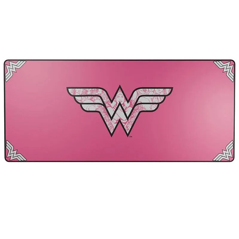 Tapete Lexip WAXLXMP0005 XXL flexível antiderrapante Wonder Woman rosa