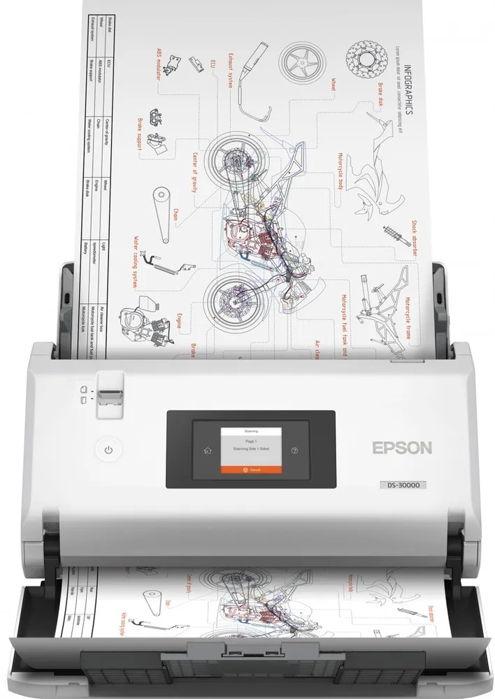 Epson WorkForce DS-30000 Scanner ADF 600 x 600 DPI 70ppm B11B256401