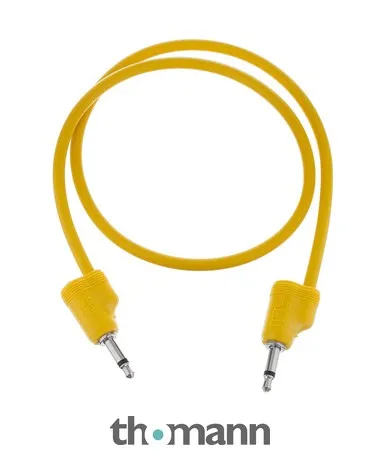 Tiptop Audio Stackcable Yellow 50 cm