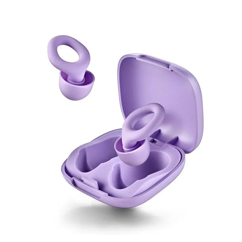 Tampões Auditivos NGS Noon Purple Reutilizáveis 23 dB SNR em Silicone