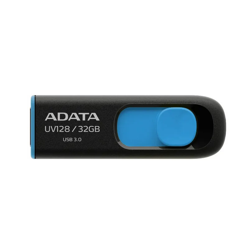 Pen Drive Adata DashDrive UV128 32GB USB 3.0 Preta/Azul
