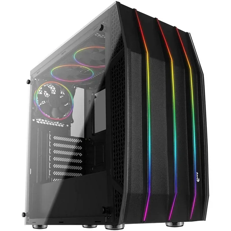 Caixa ATX Aerocool Klaw ARGB Preta