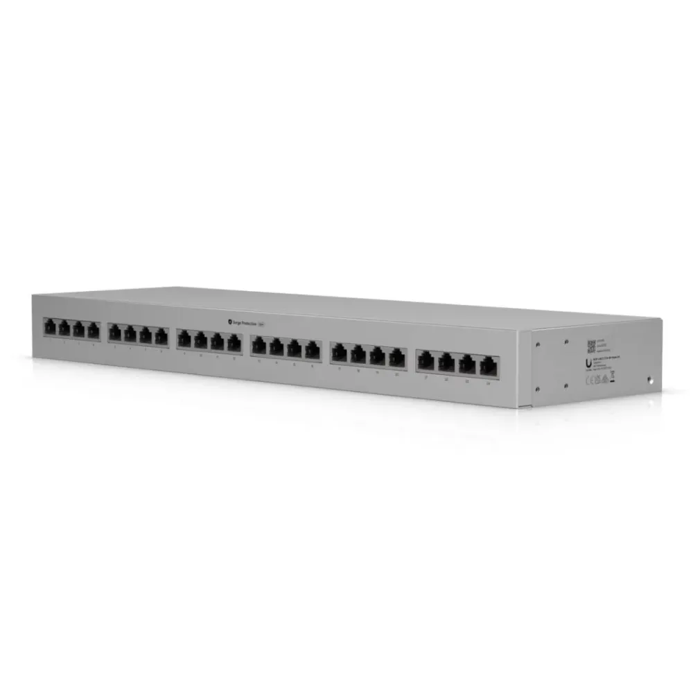 Supressor de Picos Ubiquiti UACC-ETH-SP-Panel-24 24 Portas 10 Gigabit PoE++