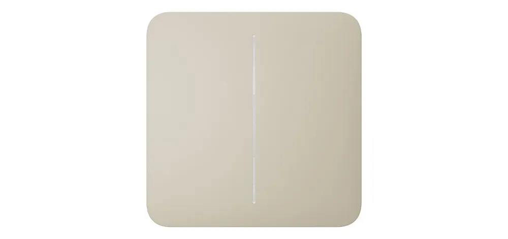 Painel Táctil Central para Interruptor de Luz Dupla Marfim - AJ-CENTERBUTTON-2G-IVO
