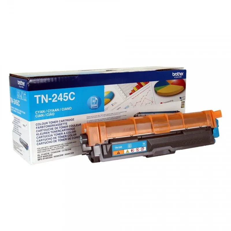 BROTHER TN245C Toner cyan ptr HL3140CW/3150/3170/DCP9020/MFC9140CDN - 2.200 pag