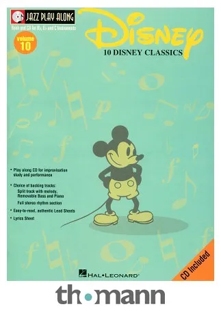 Hal Leonard Jazz Play-Along Disney Classic